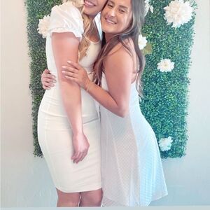 Alice+Olivia white dress